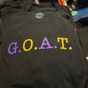 Black “G.O.A.T” XXL T-shirt